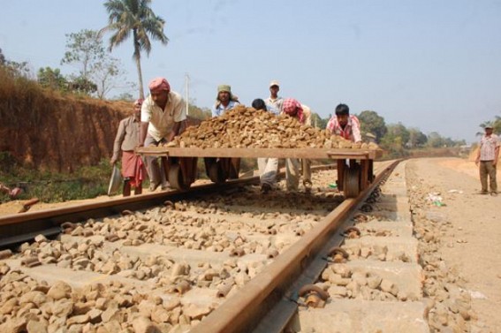 NFR delegation likely to visit Tripura to access the progress of  Agartala-Udaipur rail route in April